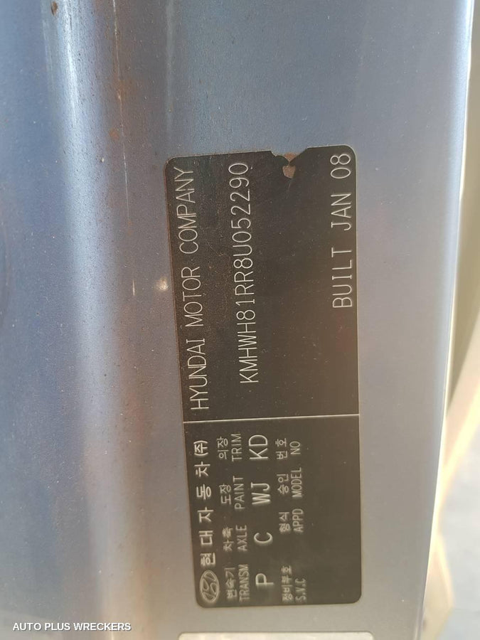 2008 Hyundai Iload/imax Front Bumper