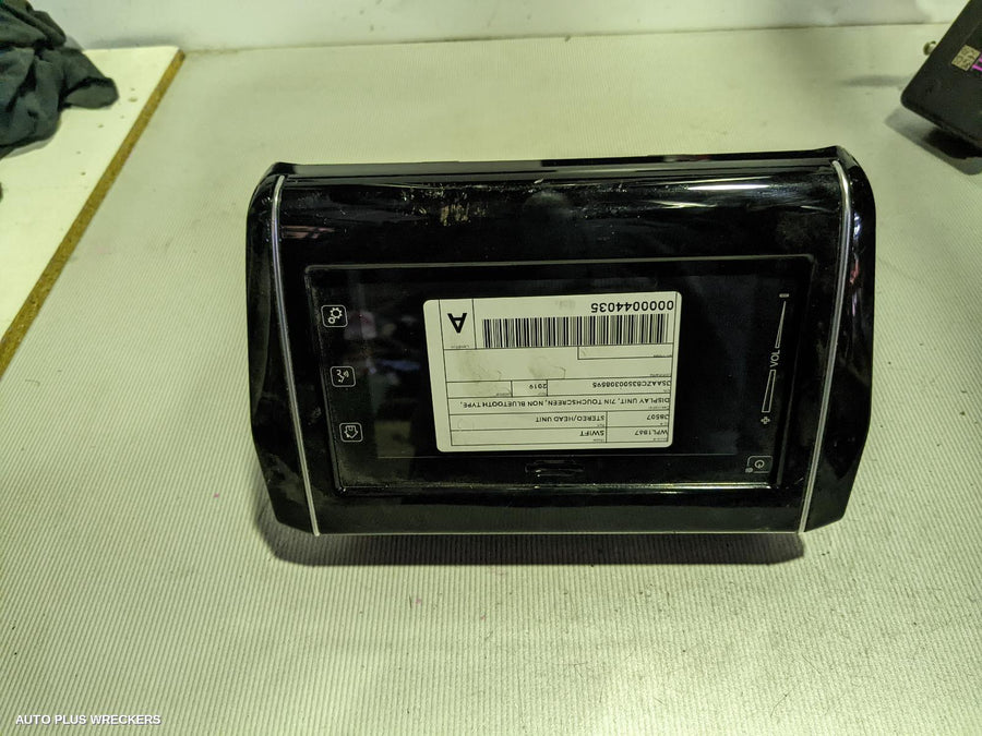2017-2022 Suzuki Swift Radio Cd Dvd Sat Tv