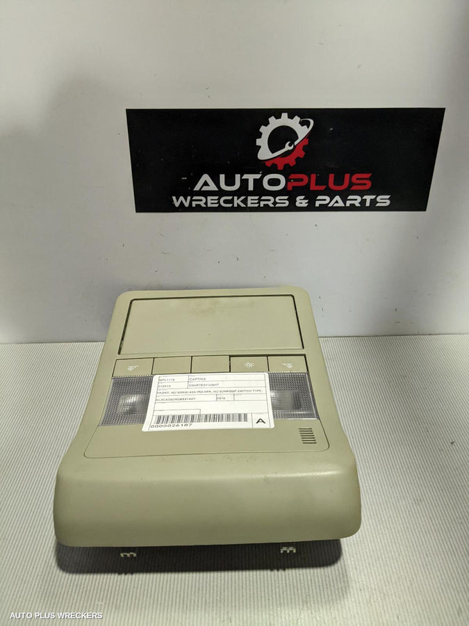 2016 Holden Captiva Courtesy Light