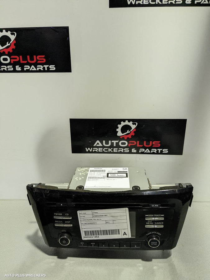 2019 Nissan Xtrail Radio Cd Dvd Sat Tv