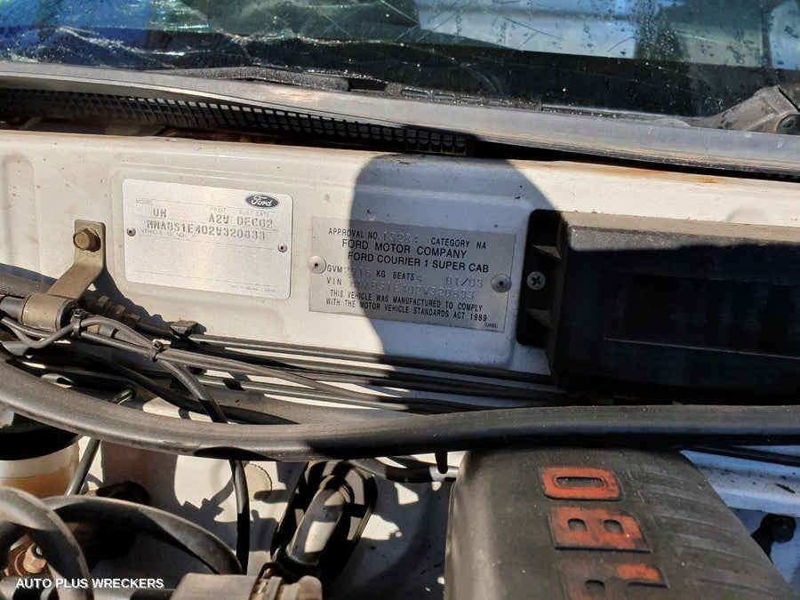 2003 Ford Courier Left Rear Door Sliding