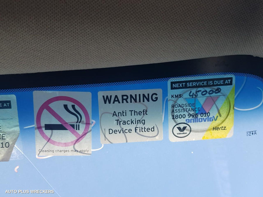 2017 Hyundai I30 Right Rear Door Window