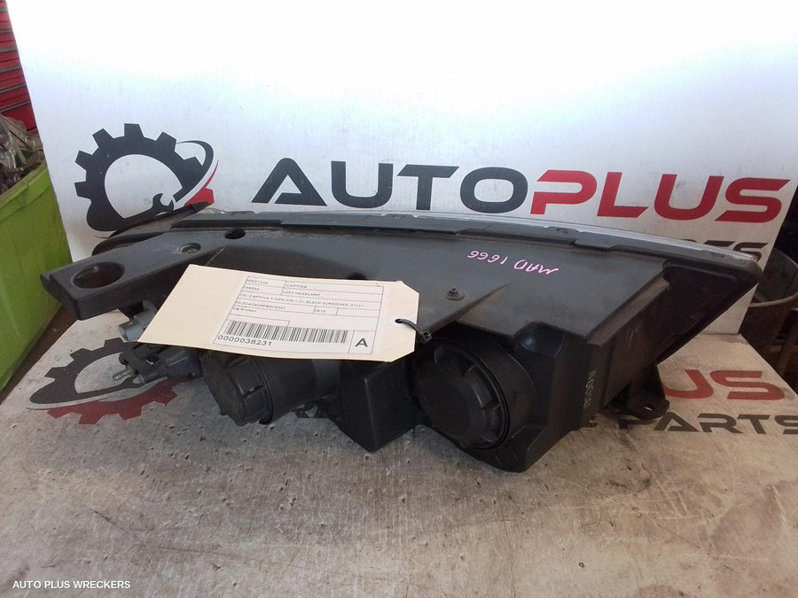 2015 Holden Captiva Left Headlamp