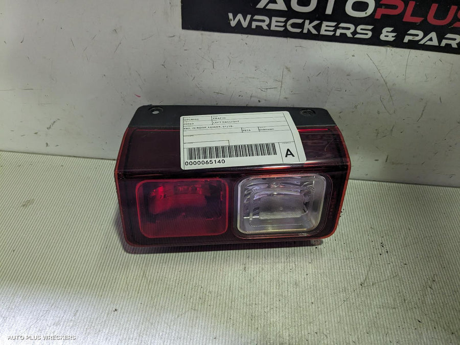 2016 Renault Trafic Left Taillight
