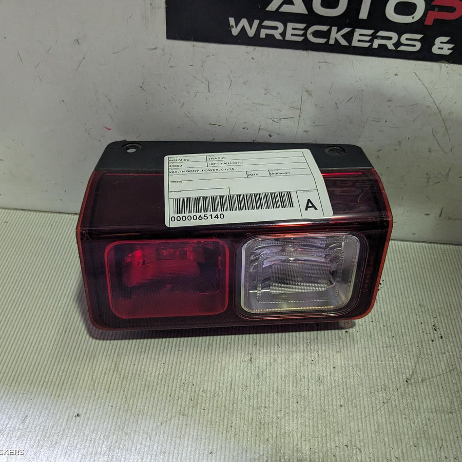 2016 Renault Trafic Left Taillight