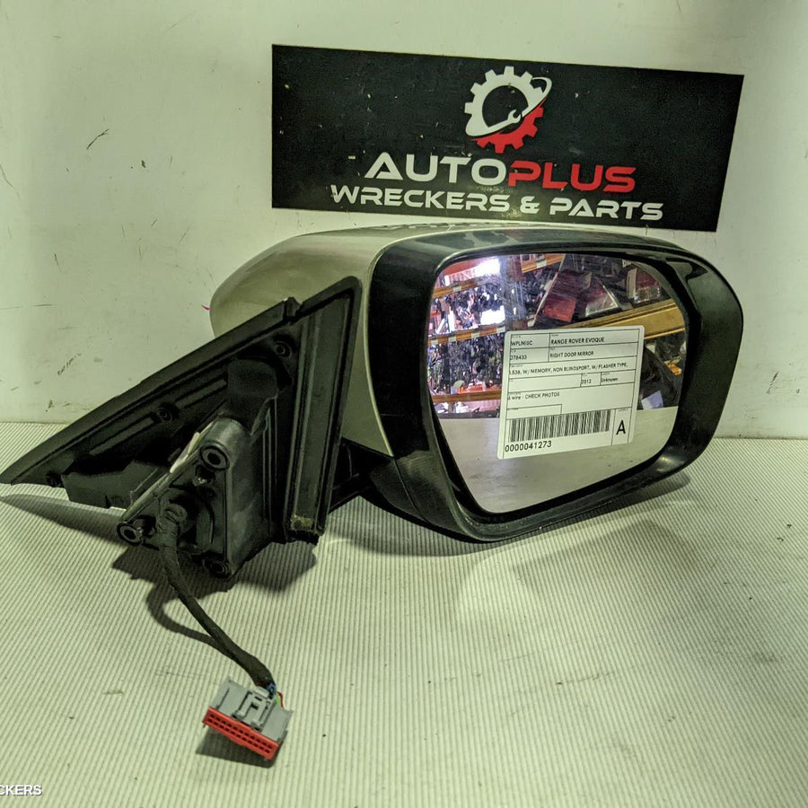 2013 Land Rover Rangerover Evoque Right Door Mirror