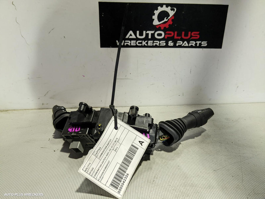 2016 Holden Captiva Combination Switch