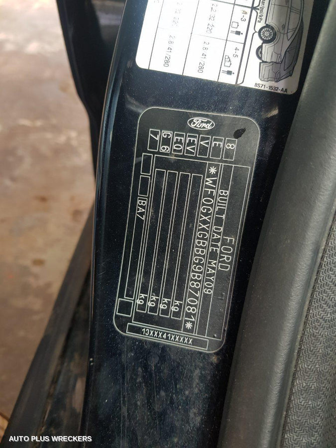 2009 Ford Mondeo Door Handle