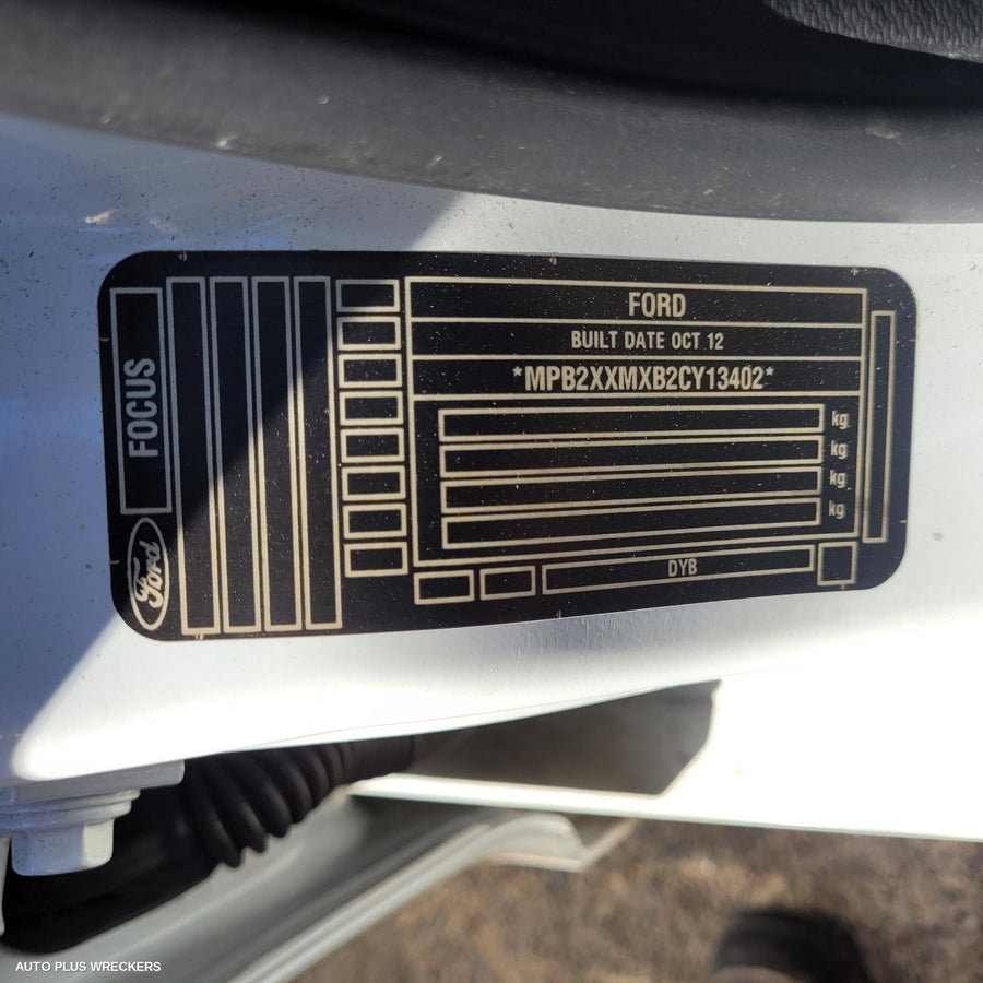 2013 Ford Focus Bootlid Tailgate