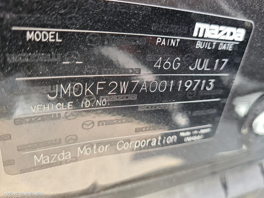 2017 Mazda Cx5 Airbag Module Sensor