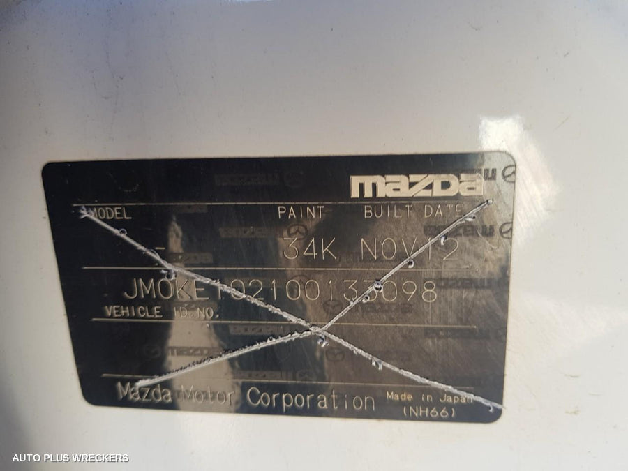 2013 Mazda Cx5 Pwr Dr Wind Switch