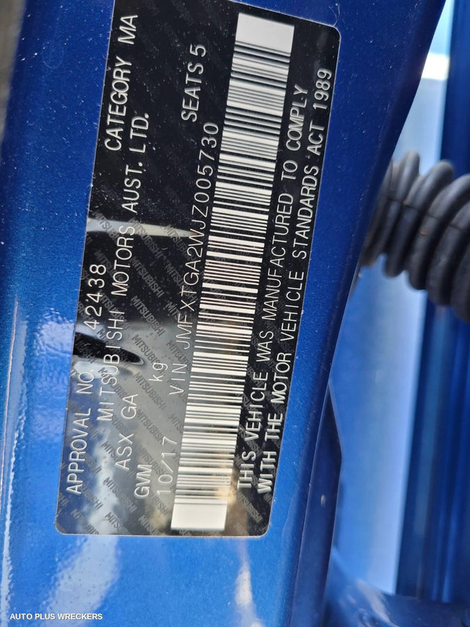 2017 Mitsubishi Asx Instrument Cluster