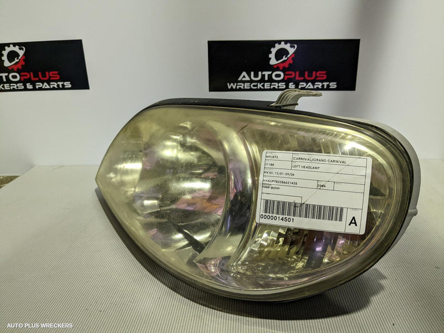 2004 Kia Carnival/grand Carnival Left Headlamp