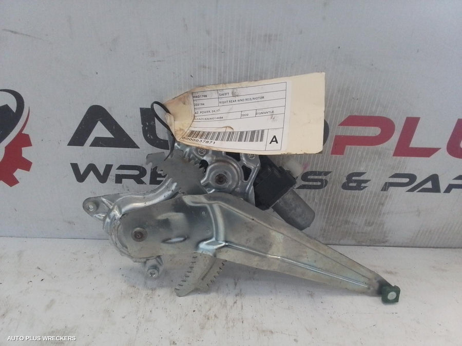 2017-2023 Suzuki Swift Right Rear Wnd Reg Motor