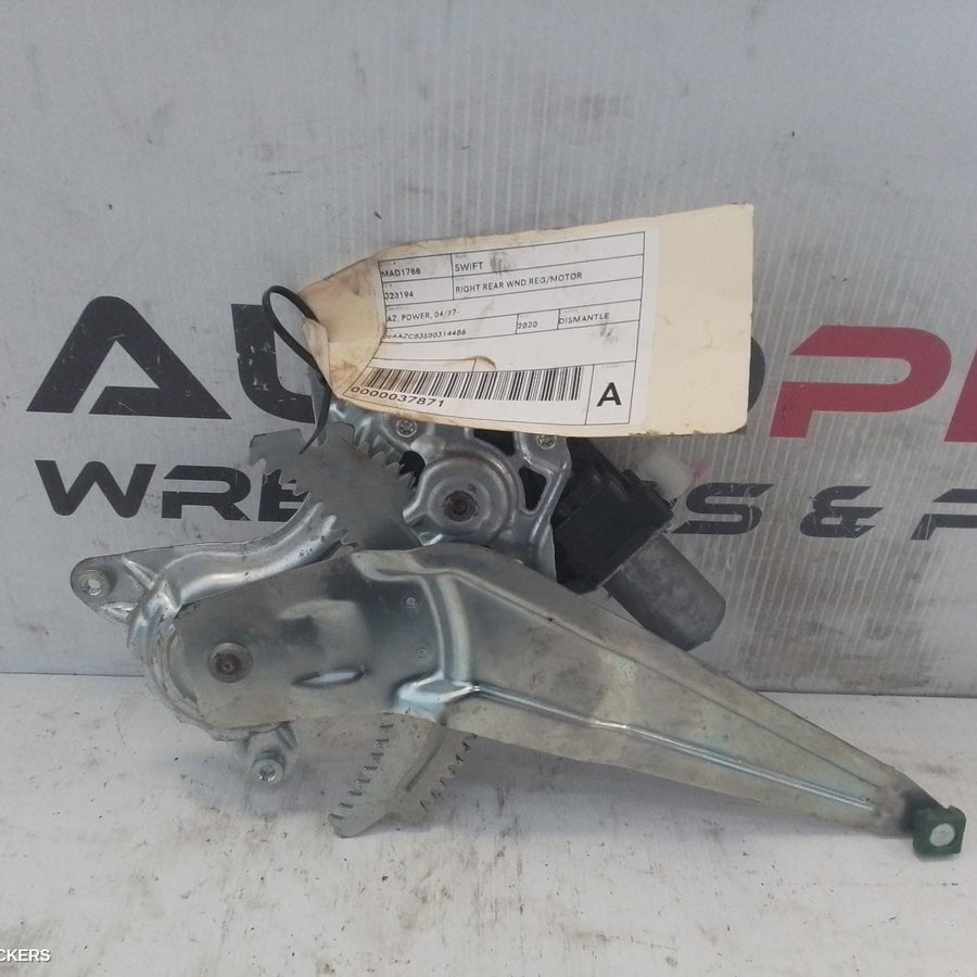 2017-2023 Suzuki Swift Right Rear Wnd Reg Motor