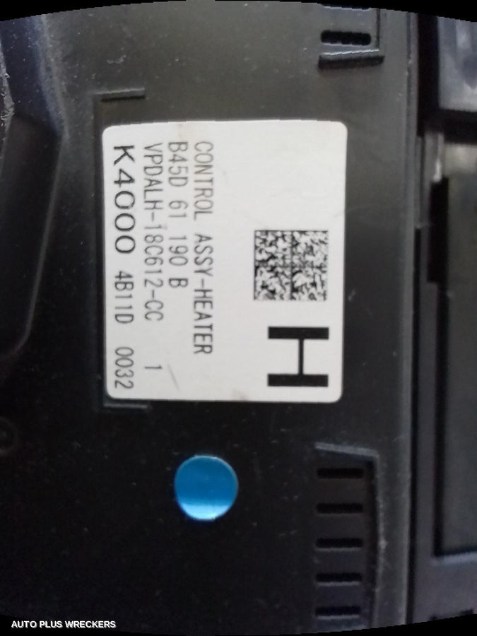 2013-2016 Mazda 3 Heater Ac Controls