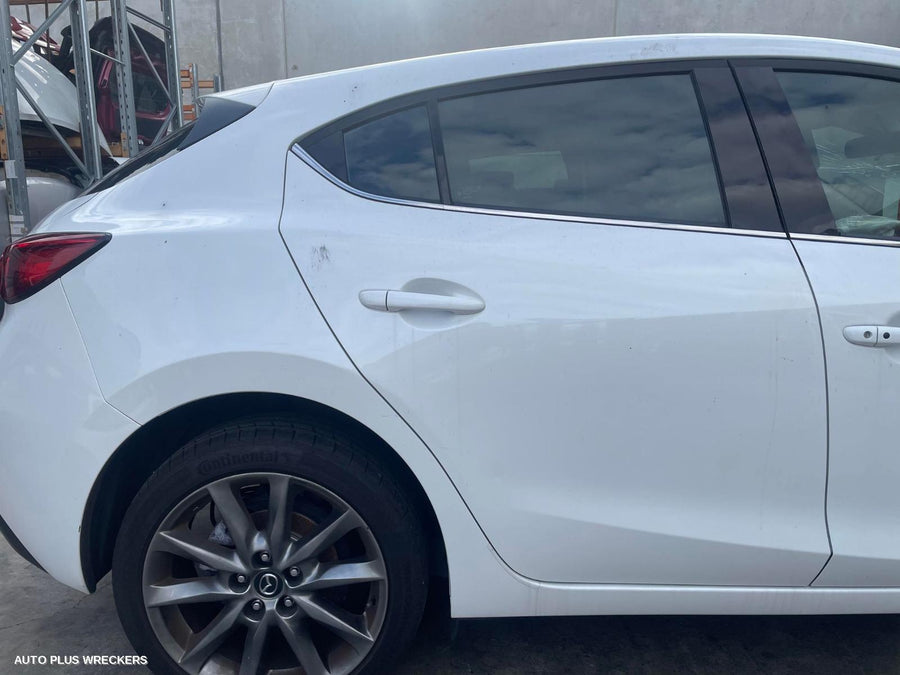 2016 Mazda 3 Left Rear Door Sliding