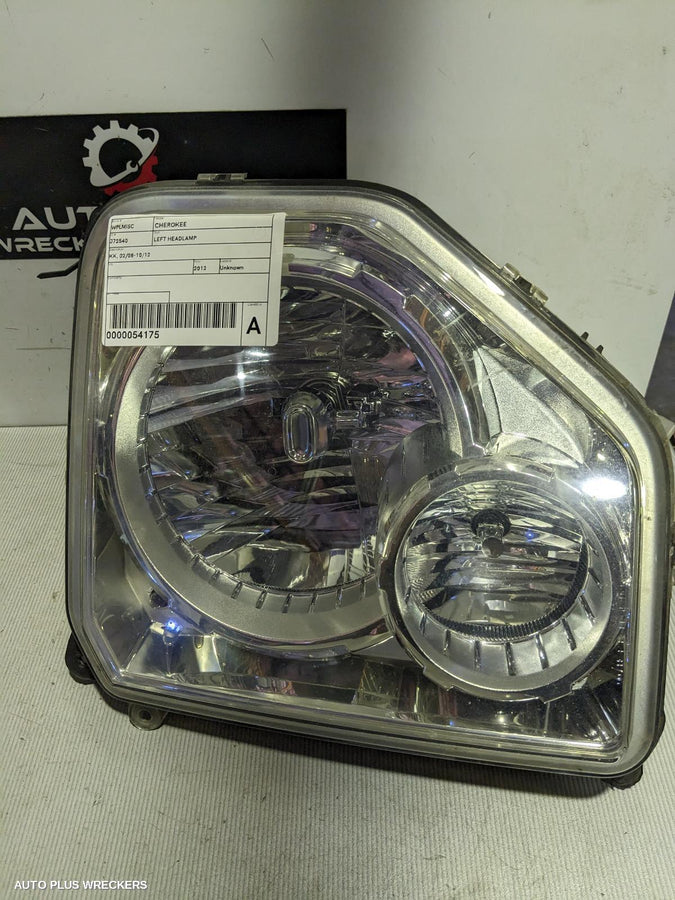 2012 Jeep Cherokee Left Headlamp