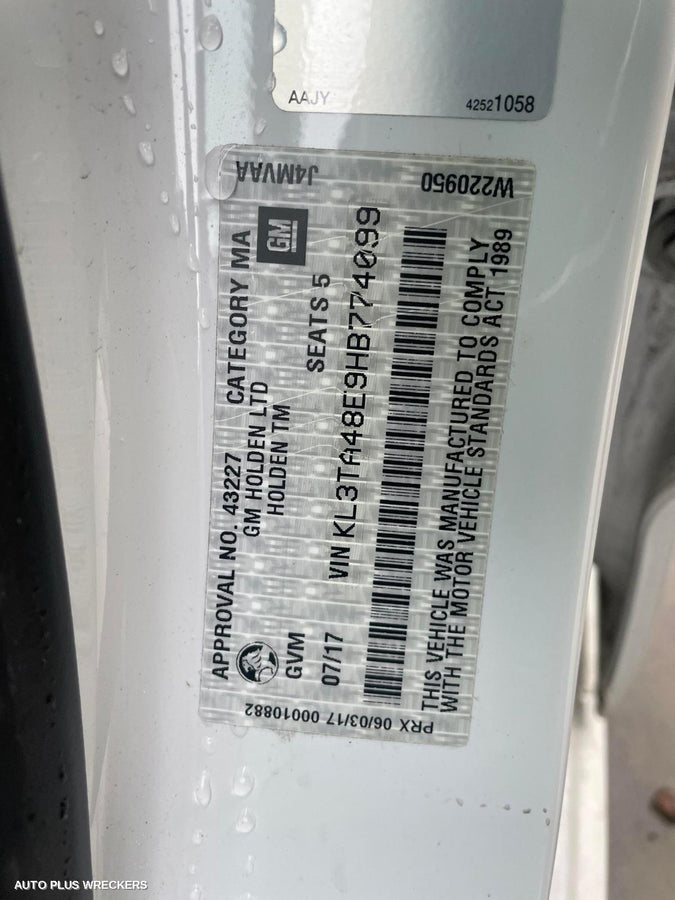 2017 Holden Barina Caliper