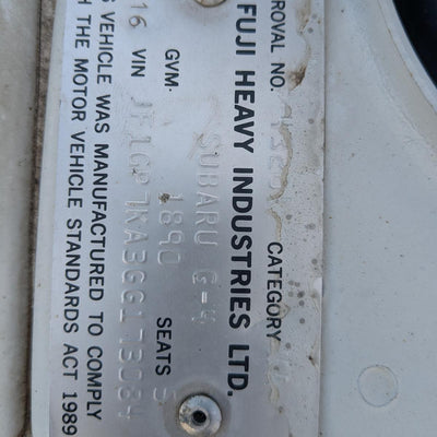 2016 Subaru Impreza Headrest