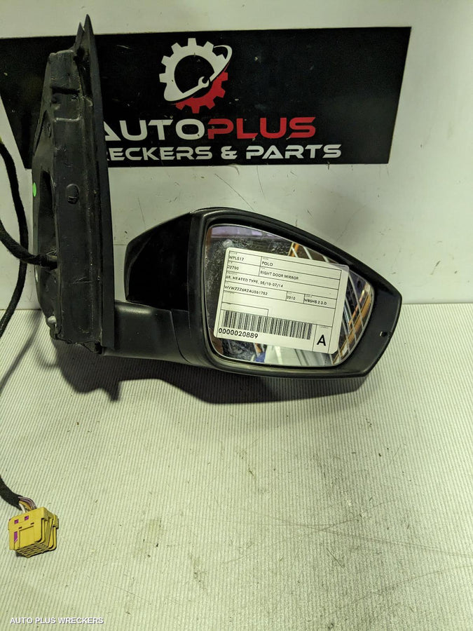 2010 Volkswagen Polo Right Door Mirror
