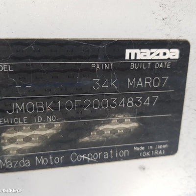 2007 MAZDA 3 R BAR BRACKET REINFO