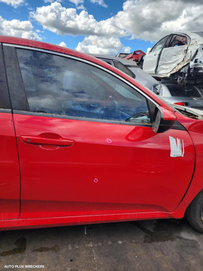 2018 Honda Civic Left Rear Door Sliding