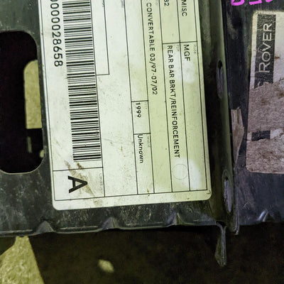 1997-2002 Mg Mgf R Bar Bracket Reinfo