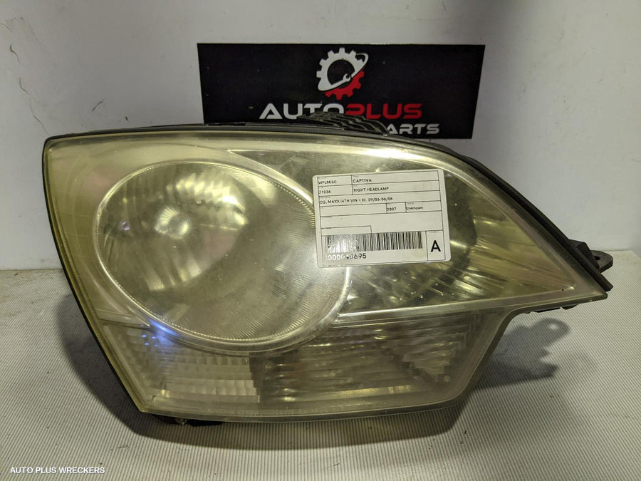 2007 Holden Captiva Right Headlamp