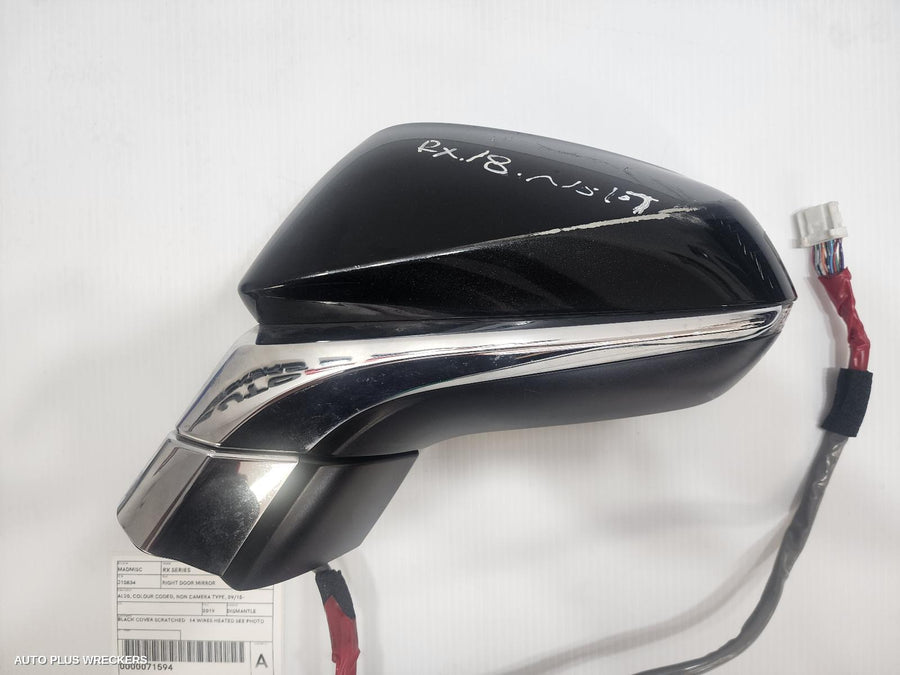2019 Lexus Rx Series Right Door Mirror