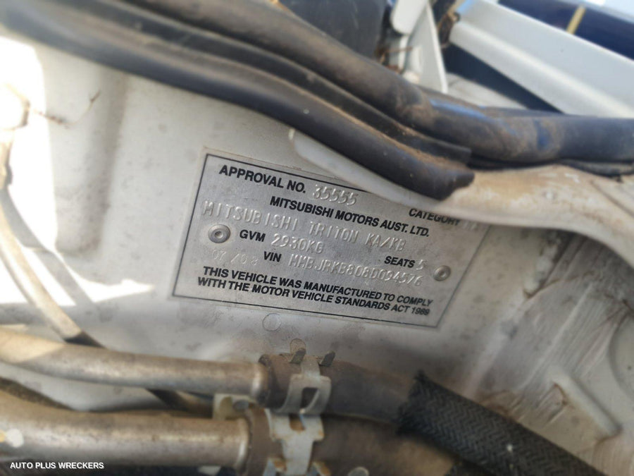 2008 Mitsubishi Triton Pwr Dr Wind Switch