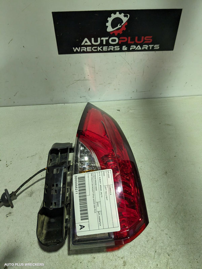 2019-2026 Toyota Corolla Left Taillight