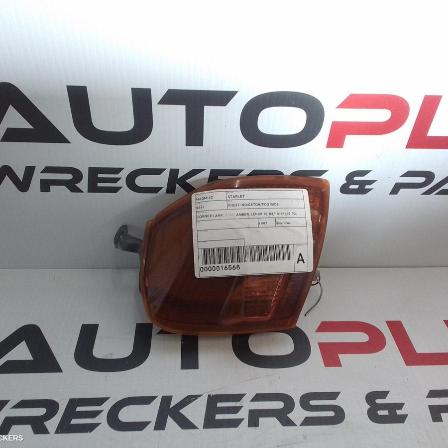 1997 Toyota Starlet Right Indicator Fog Side