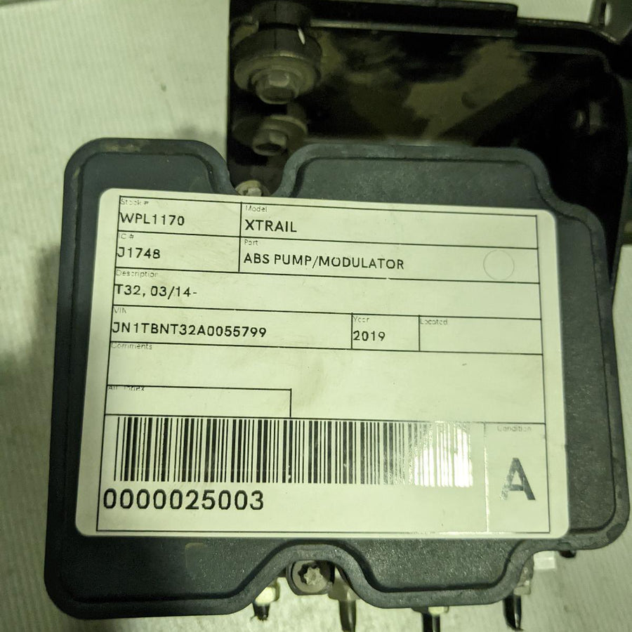 2014-2022 Nissan Xtrail Abs Pump Modulator