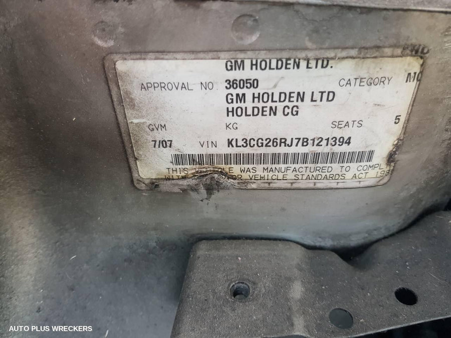 2007 Holden Captiva Right Front Window Reg Motor