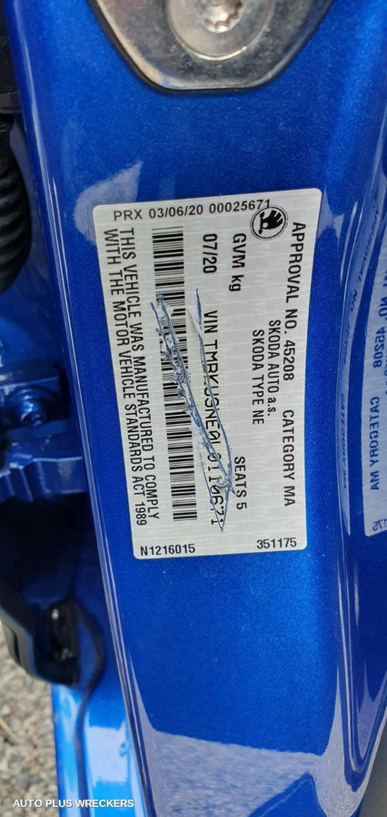 2020 Skoda Octavia Abs Pump Modulator