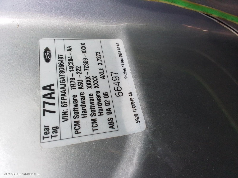 2008 Ford Territory A C Condenser