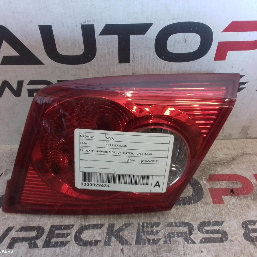 2005-2009 Holden Viva Rear Garnish
