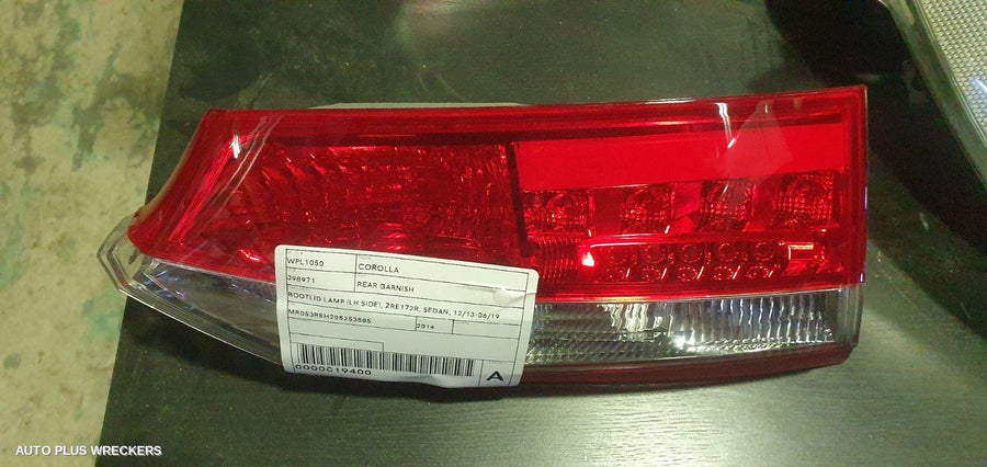 2014 Toyota Corolla Rear Garnish