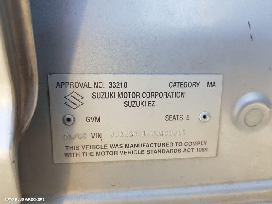 2005 Suzuki Swift Right Door Mirror