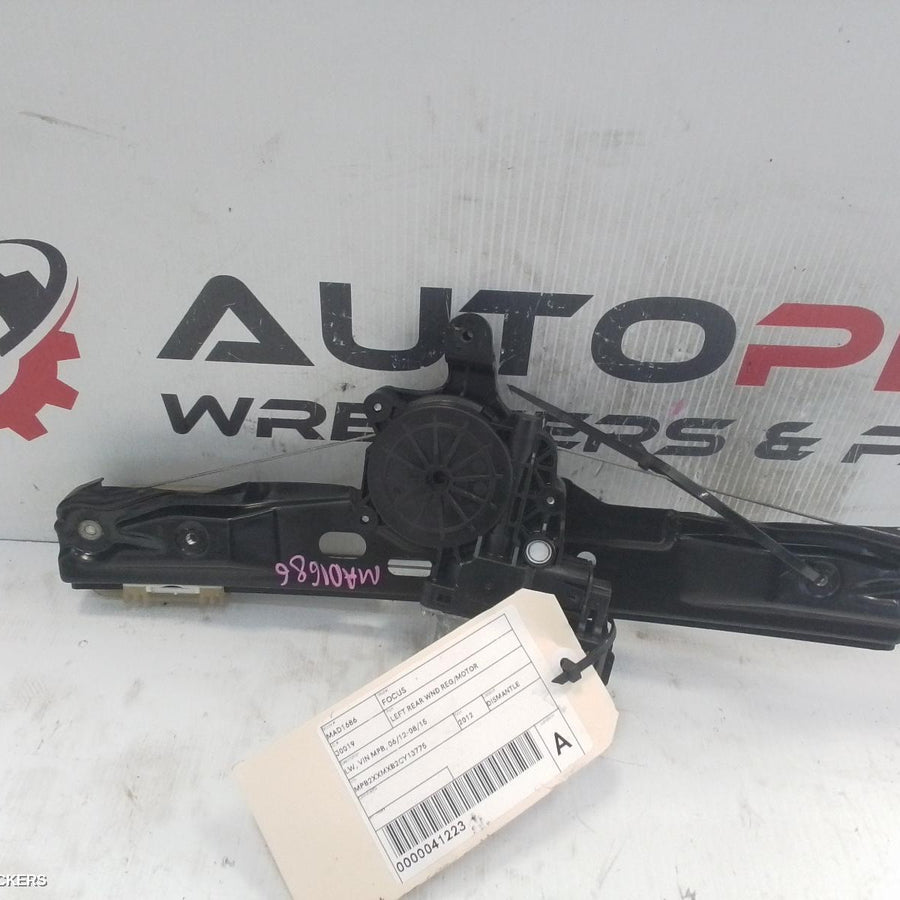 2012-2015 Ford Focus Left Rear Wnd Reg Motor