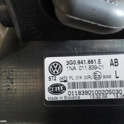 2015-2019 Volkswagen Passat Left Indicator Fog Side