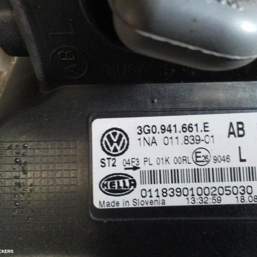 2015-2019 Volkswagen Passat Left Indicator Fog Side