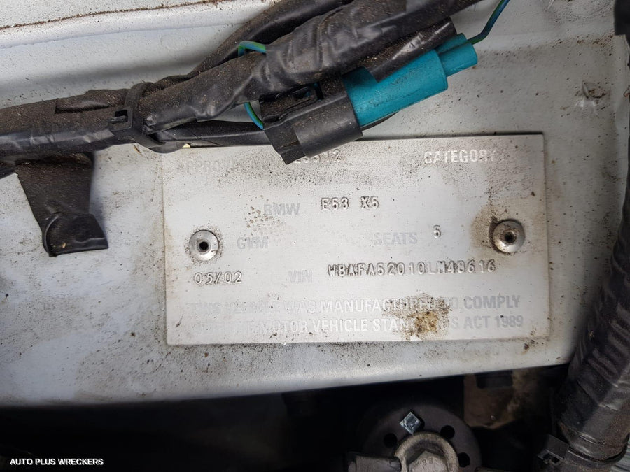 2002 Bmw X5 Right Taillight