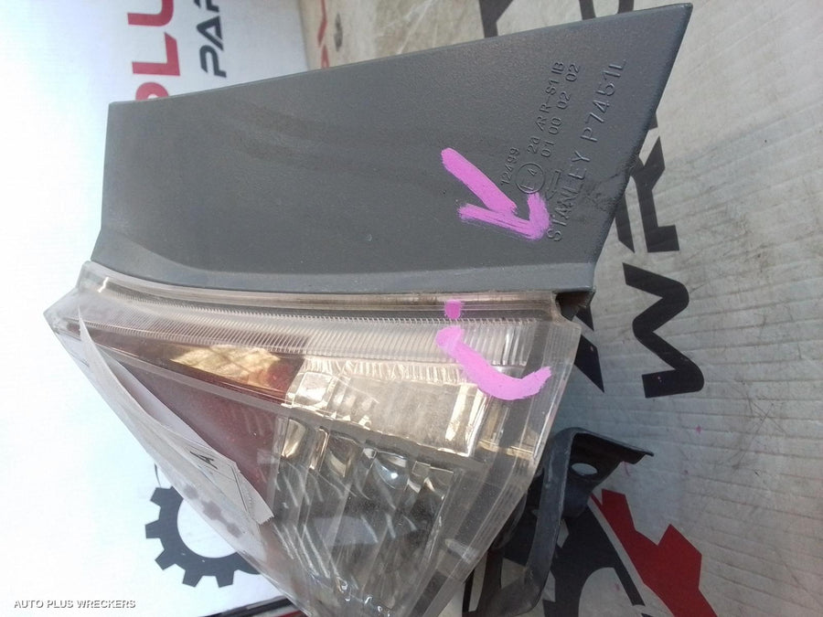 2009 Honda Accord Left Taillight