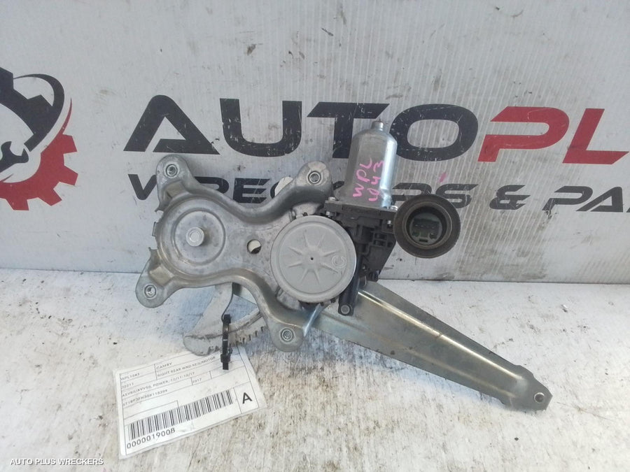 2011-2017 Toyota Camry Right Rear Wnd Reg Motor