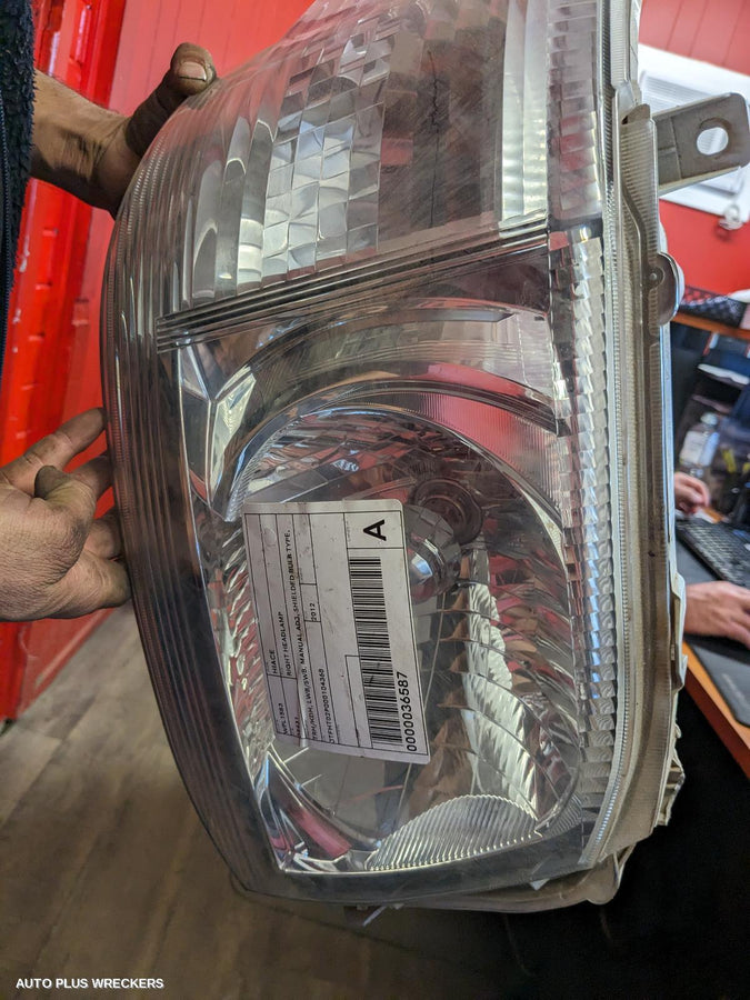 2010-2013 Toyota Hiace Right Headlamp