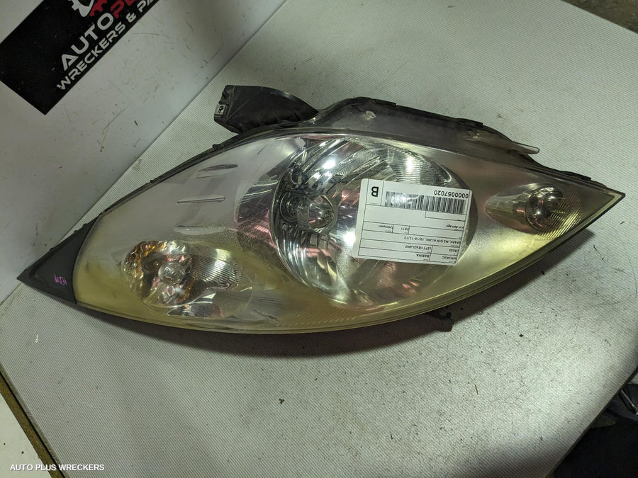 2011 Holden Barina Left Headlamp
