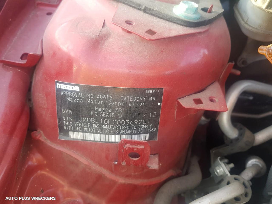 2012 Mazda 3 Combination Switch