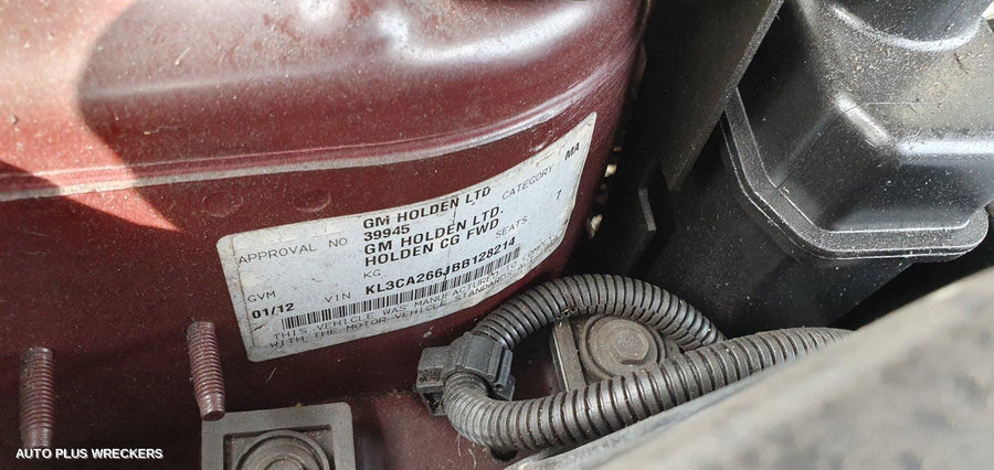 2012 Holden Captiva Combination Switch